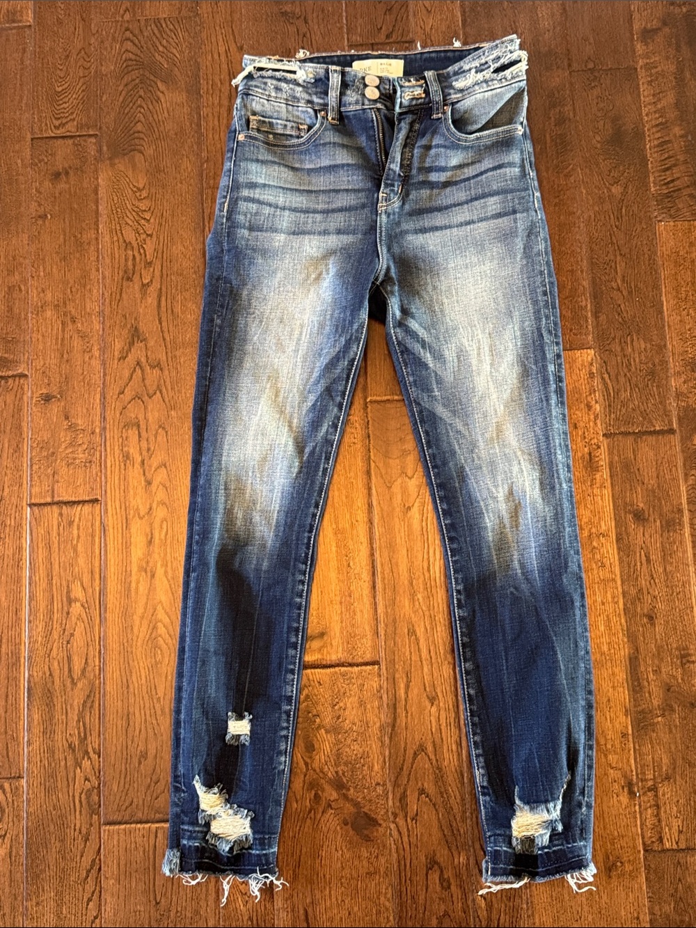 BKE Billie Women's Distressed Skinny Jeans